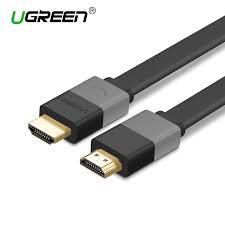 Ugreen HDMI flat cable black 1.4 HD120 full copper 19+1 2M GK